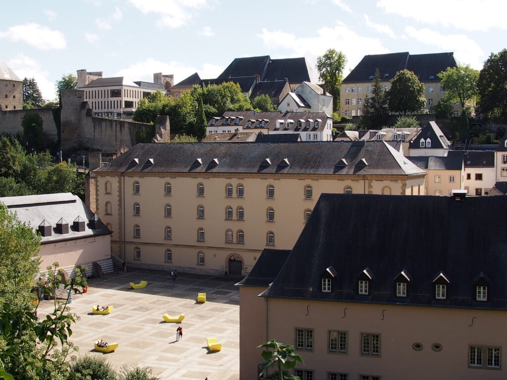 ルクセンブルク市街地の風景