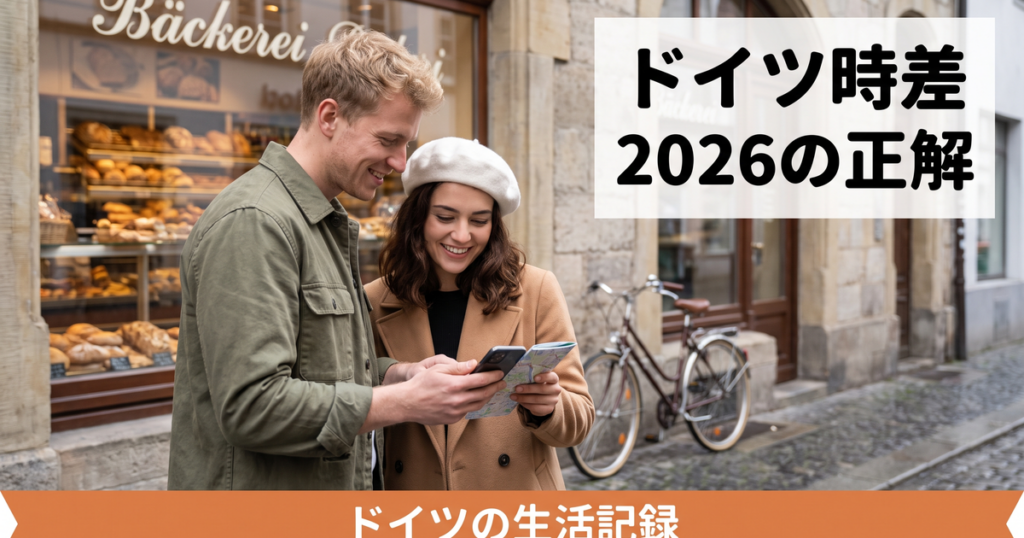 ドイツの時差・時間の解説イメージ
